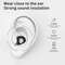 Quiet Reusable Ear Plugs With MultiSize Tips For Sleep Work  Travel 4