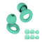 Quiet Reusable Ear Plugs With MultiSize Tips For Sleep Work  Travel 5
