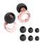 Quiet Reusable Ear Plugs With MultiSize Tips For Sleep Work  Travel 24