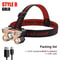 USB Rechargeable LED Headlamp With Built In Battery For Camping And Night Fishing 7