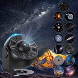 galaxy projector with realistic starry sky and solar system for kids bedroom