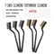Mini Wire Brush Set With Copper Steel And Stainless Steel Bristles For Heavy Duty Cleaning 0