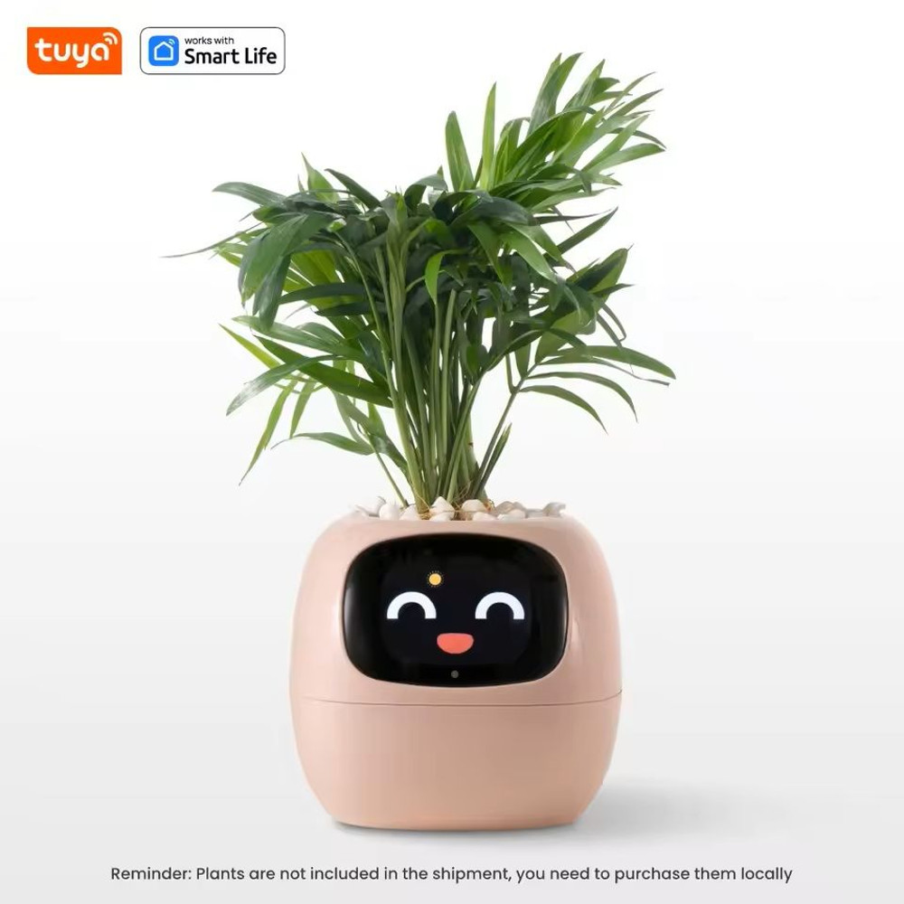 Smart AI Planter With LED Expressions And Sensors For Easy Fun Plant Care 2