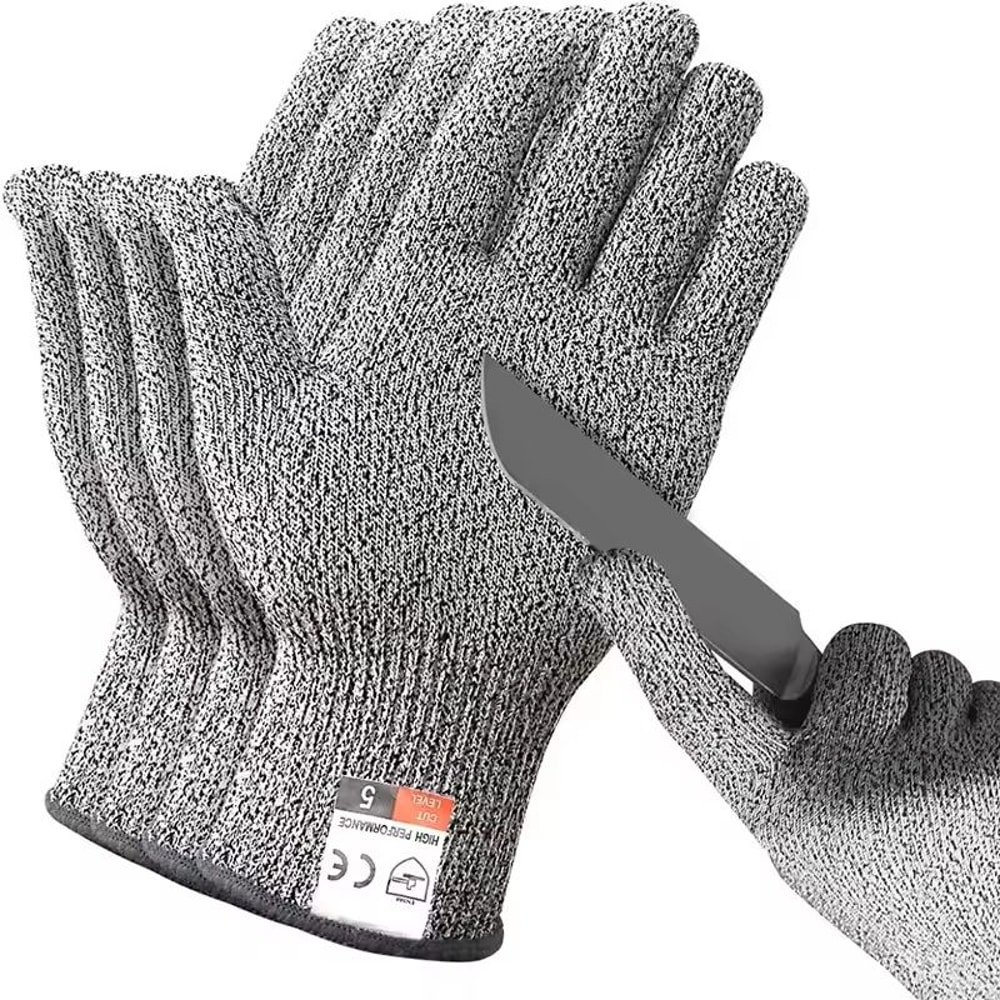 Level 5 Cut Resistant Gloves For Kitchen Glass And Industrial Safety Use 0