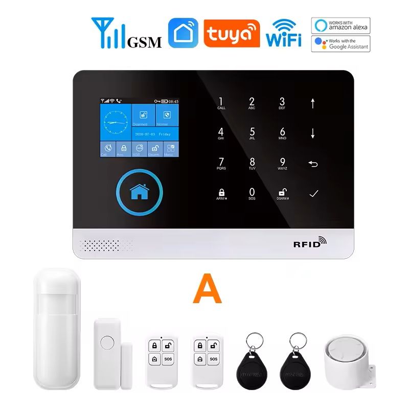 Smart WiFi GSM Home Alarm System With Motion Sensor And App Control For Alexa 7