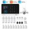 Smart WiFi GSM Home Alarm System With Motion Sensor And App Control For Alexa 16