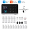 Smart WiFi GSM Home Alarm System With Motion Sensor And App Control For Alexa 17