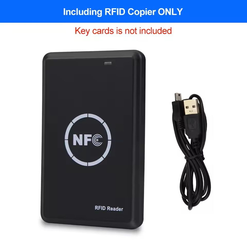 NFC RFID Smart Card Reader And Writer USB Copier For Access Control Key Fob And Tag Duplication 7