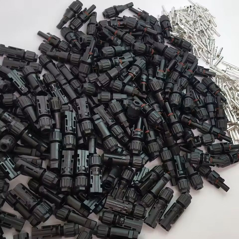Solar PV Connector Set Male And Female Pairs For 1000V 30A Solar Panel Cable 25 To 6mm 1