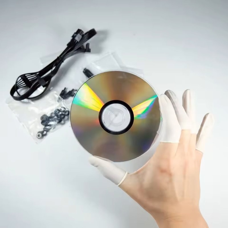 Disposable Latex Finger Cots Non Slip Protective Fingertip Covers For Anti Static Tool Use 2