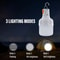 Rechargeable LED Camping Bulb With Hook 60W USB Portable Emergency Light For Outdoor Tents Fishing 1