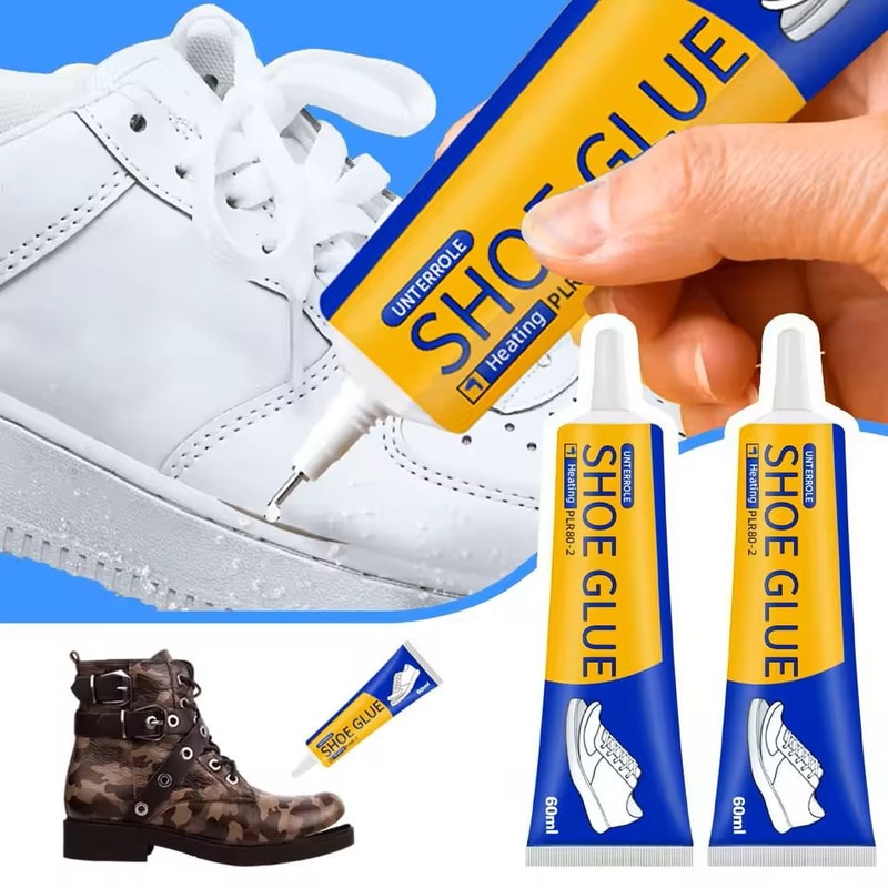 Waterproof Shoe Repair Glue 60ml QuickDrying Adhesive For Boots Soles Leather Repairs 1 2 Or 3Pac 2