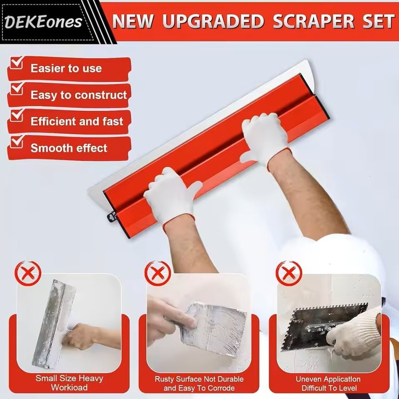 HeavyDuty Drywall Skimming Blade For Smooth Wall Finishing 6