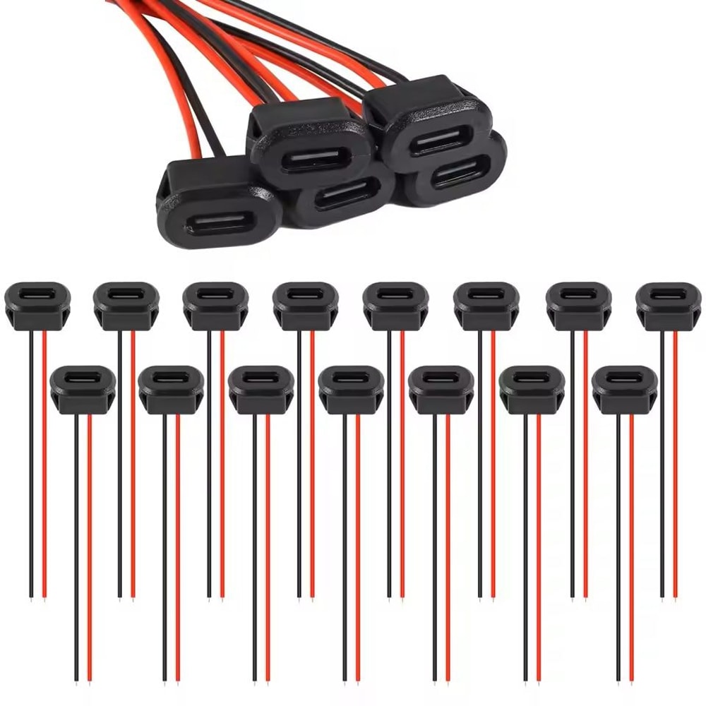 Waterproof TypeC Charging Socket With Card Buckle 51020 Pcs 7