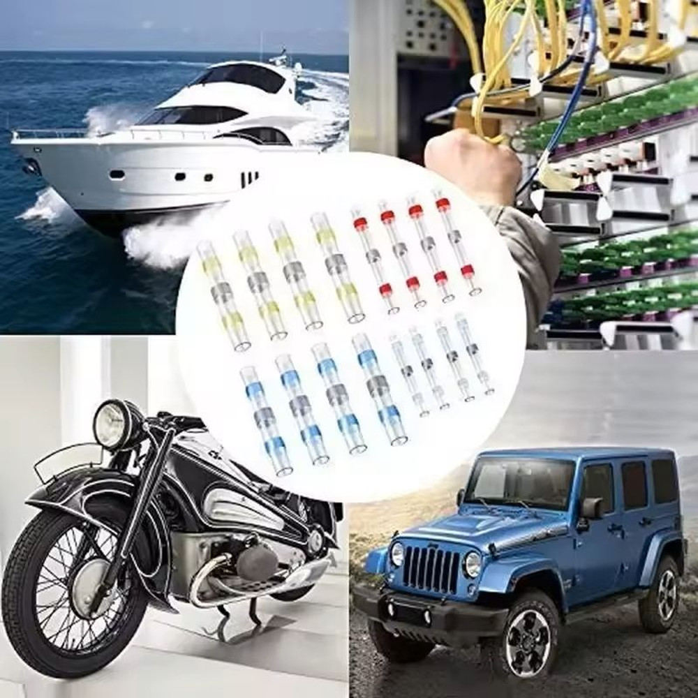 Waterproof Heat Shrink Wire Connectors Solder Seal Electrical Terminals 100200 Pcs 5