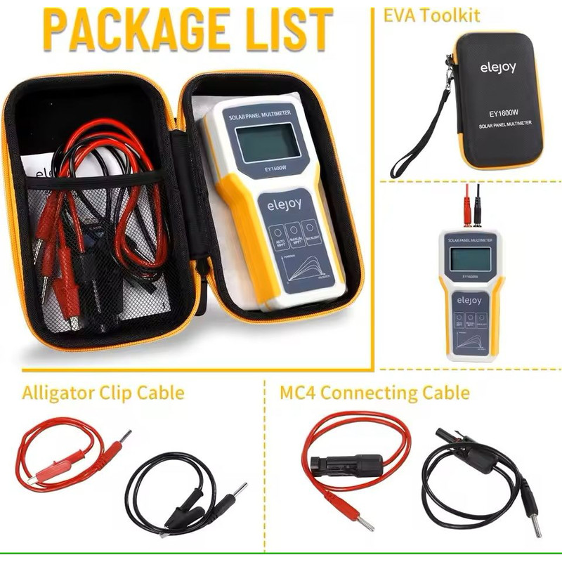 Solar Panel MPPT Tester With Digital Multimeter For Photovoltaic System Diagnostics 9