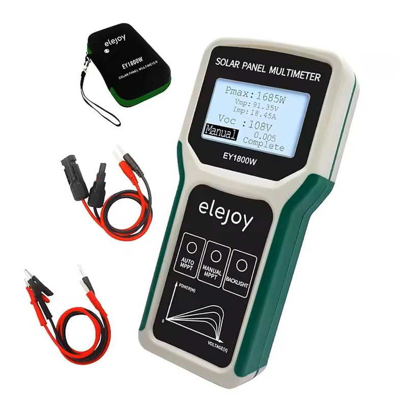 Solar Panel MPPT Tester With Digital Multimeter For Photovoltaic System Diagnostics 3