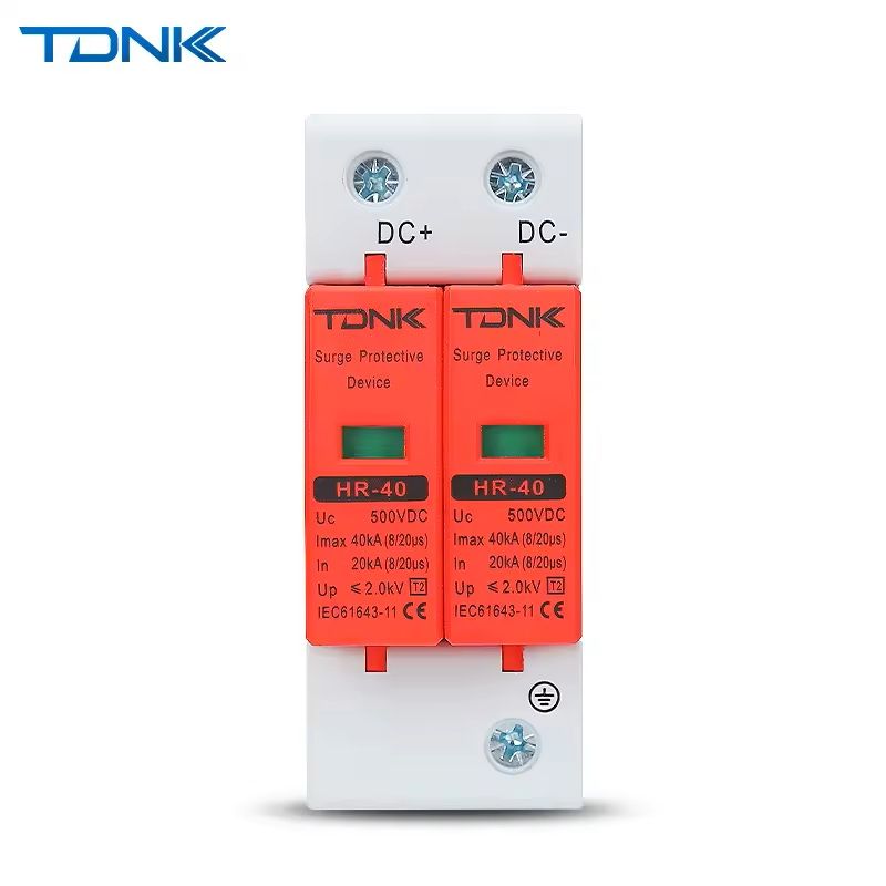 Surge Protection Device For Solar PV Systems DC 500V To 1000V Lightning Arrestor 1