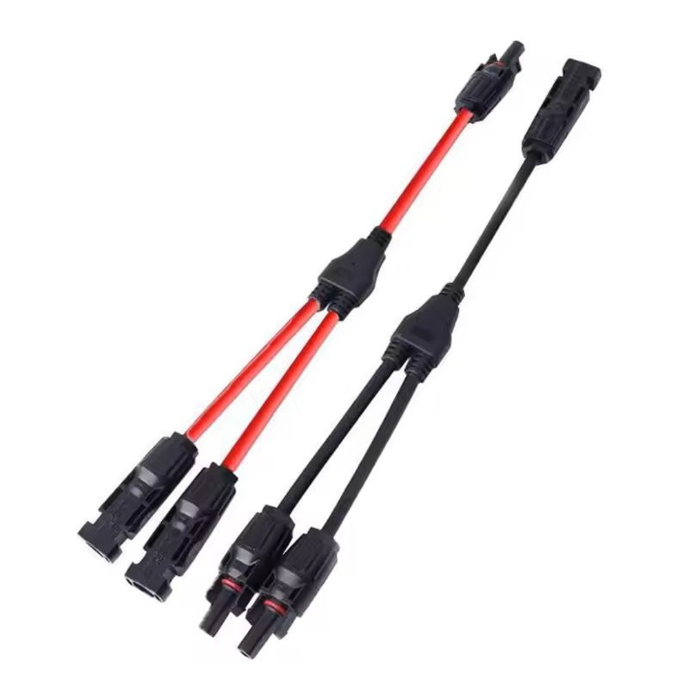 Solar Y Branch Connector Cable 30A For Parallel Wiring PV Panels 2