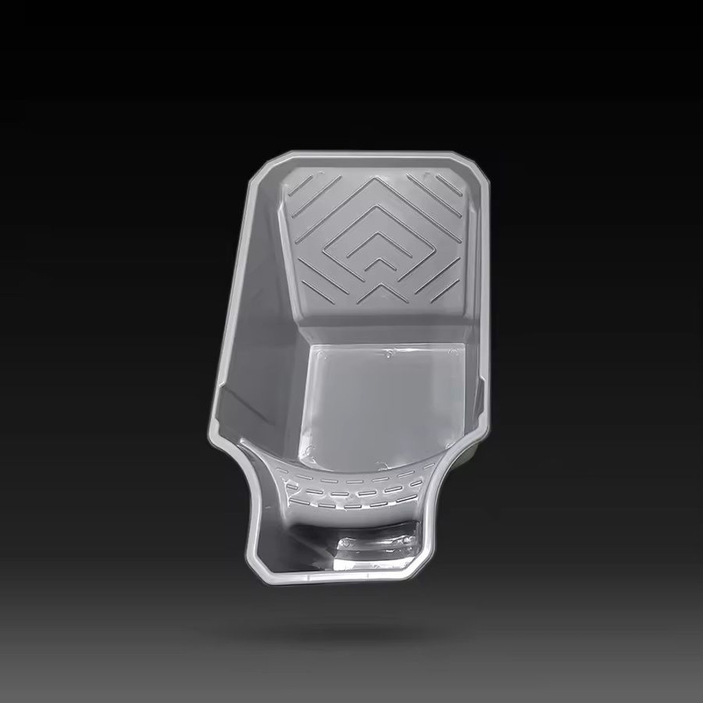 4 Inch Paint Cup With Roller Handle Large Capacity Durable Plastic For Brushes And Rollers 5