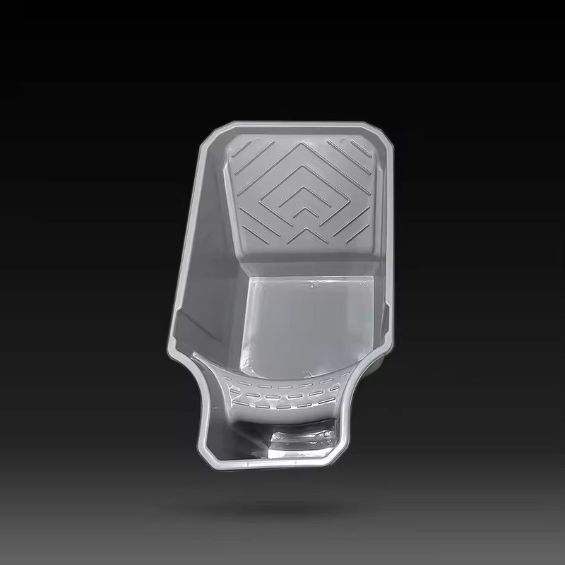 4 Inch Paint Cup With Roller Handle Large Capacity Durable Plastic For Brushes And Rollers 5