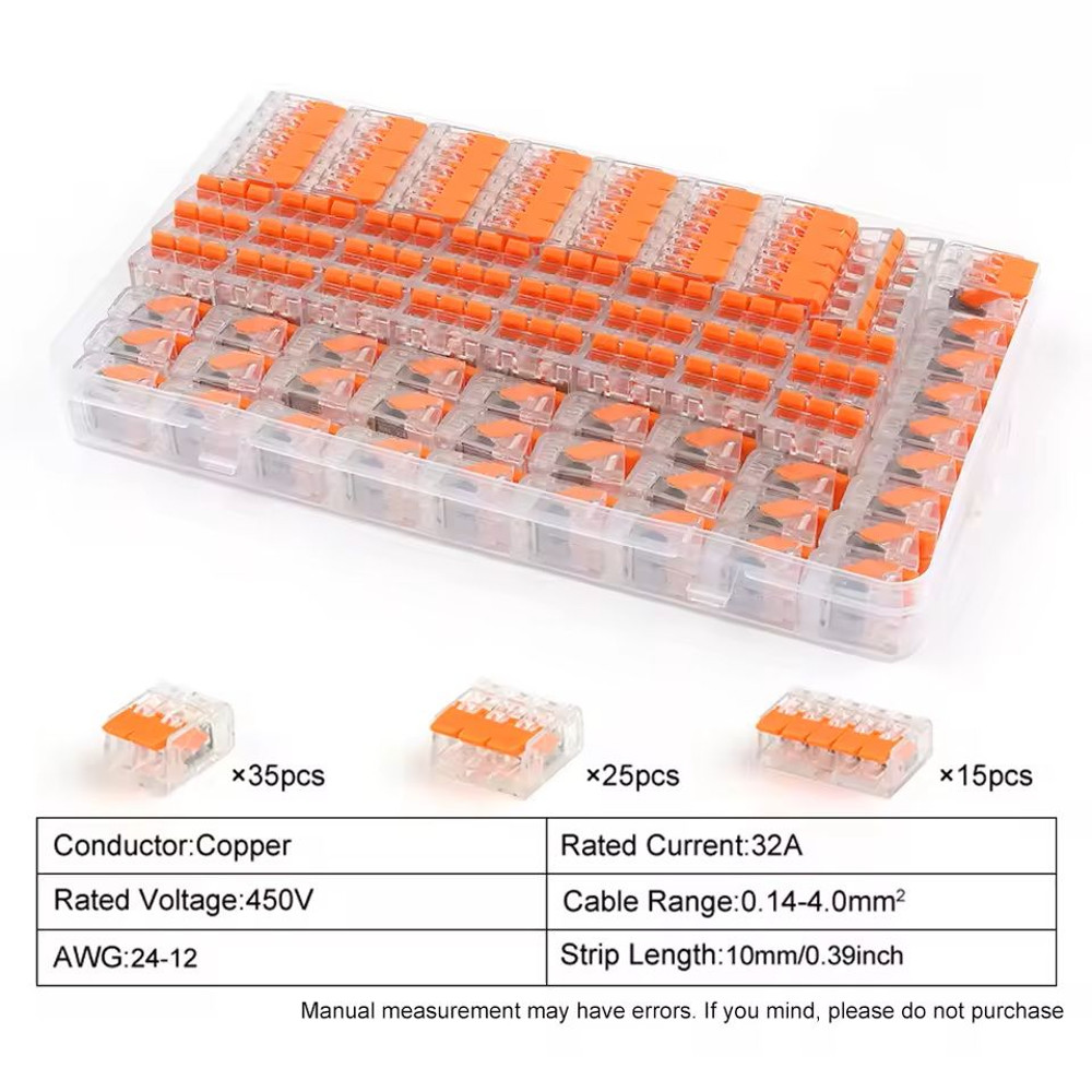 Universal Splicing Wire Connector Kit With 2 3 5 Pin Terminals For Electrical Wiring Projects 3