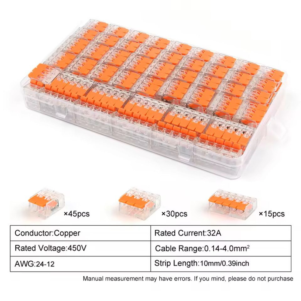 Universal Splicing Wire Connector Kit With 2 3 5 Pin Terminals For Electrical Wiring Projects 5
