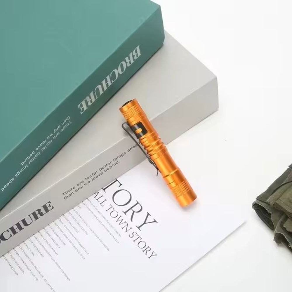 Mini LED Pen Flashlight With Clip For Emergency And Outdoor Use 1