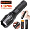 High Power T6 LED Flashlight With Zoom And Waterproof Aluminum Body 0