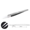Ceramic Tipped Stainless Steel Tweezers For Heat Resistant Soldering Work 1
