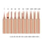 10 Piece Copper Soldering Iron Tip Set For Precision Welding And Repair 2
