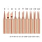 10 Piece Copper Soldering Iron Tip Set For Precision Welding And Repair 3