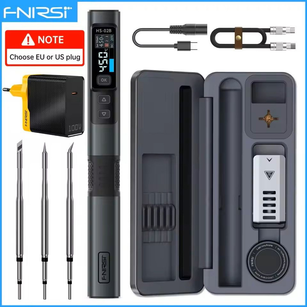 Smart Soldering Station 100W Adjustable Electric Iron Kit With Temperature Control 18