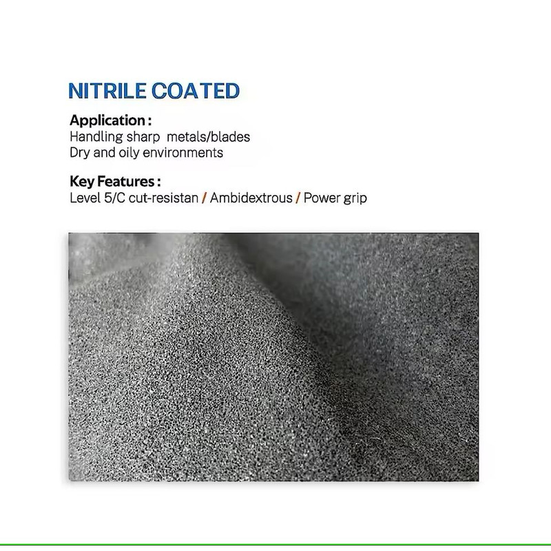 Cut Resistant Work Gloves With Nitrile Grip And Touchscreen Compatibility 1