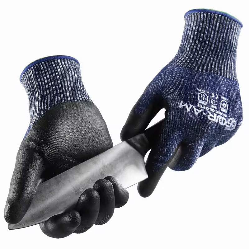Cut Resistant Work Gloves With Nitrile Grip And Touchscreen Compatibility 0