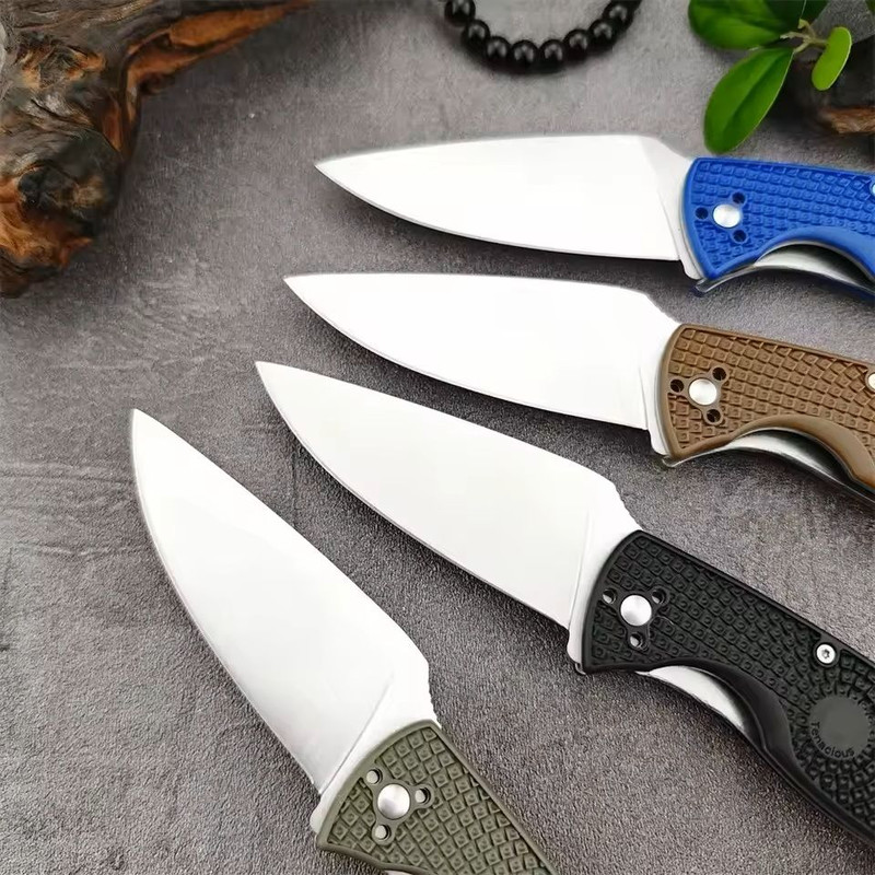 Folding Pocket Knife With Drop Point Blade For Outdoor Camping And Hunting 1