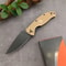 Folding Pocket Knife With Drop Point Blade For Outdoor Camping And Hunting 4