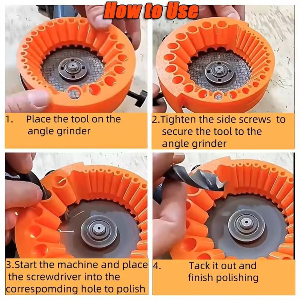 118 Degree Angle Drill Bit Sharpener Attachment For 2 To 13mm Bits Power Tool Compatible 9