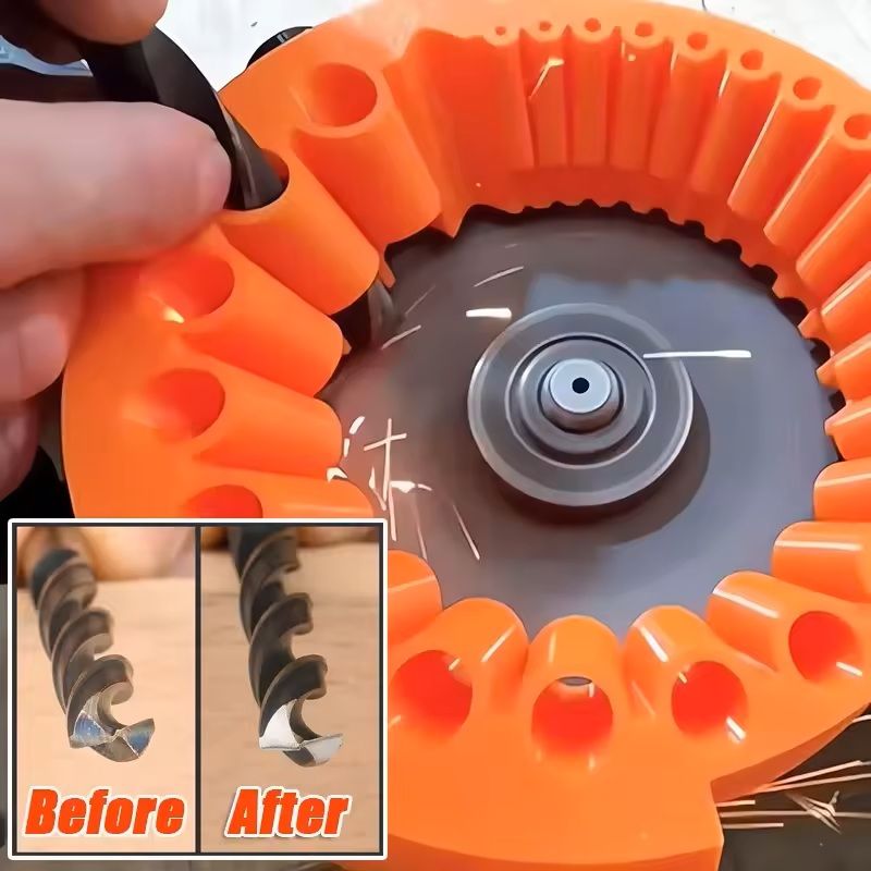 118 Degree Angle Drill Bit Sharpener Attachment For 2 To 13mm Bits Power Tool Compatible 4