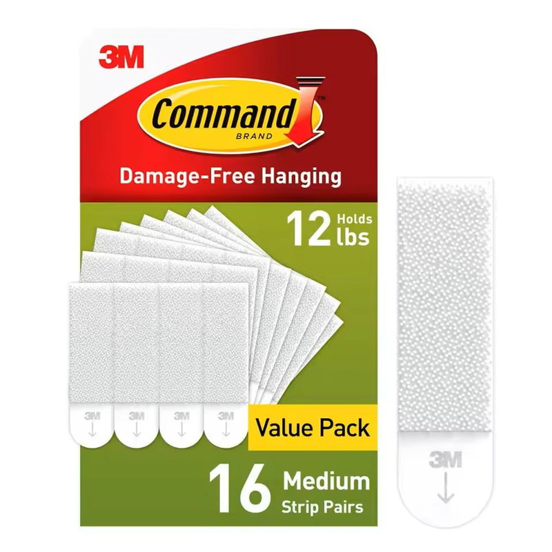 30 Piece Medium Picture Hanging Strips For Damage Free Wall Mounting And Frame Display 3