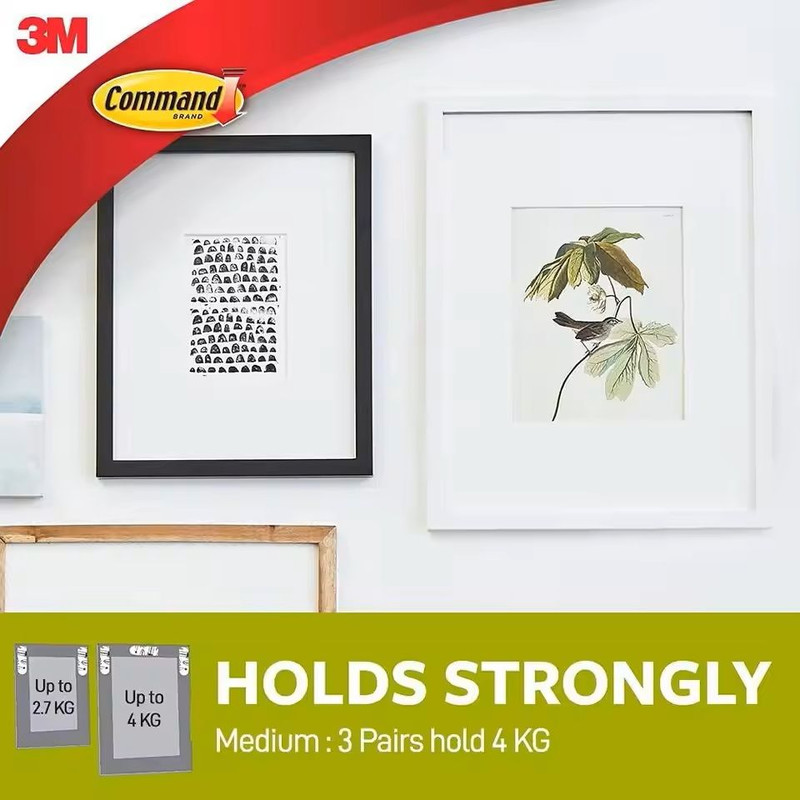 30 Piece Medium Picture Hanging Strips For Damage Free Wall Mounting And Frame Display 5