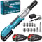 Cordless Power Ratchet Wrench Kit With Two Batteries And Variable Speed For Automotive And DIY Use 1