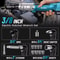 Cordless Power Ratchet Wrench Kit With Two Batteries And Variable Speed For Automotive And DIY Use 0