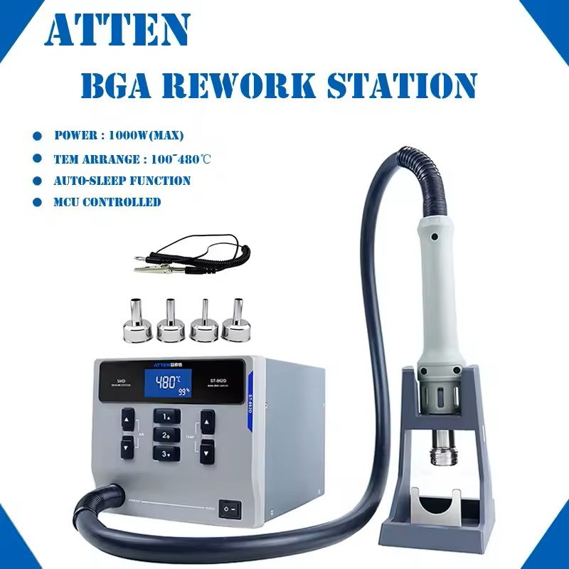 Hot Air Soldering Rework Station With Digital Display For Phone And PCB Repair 0