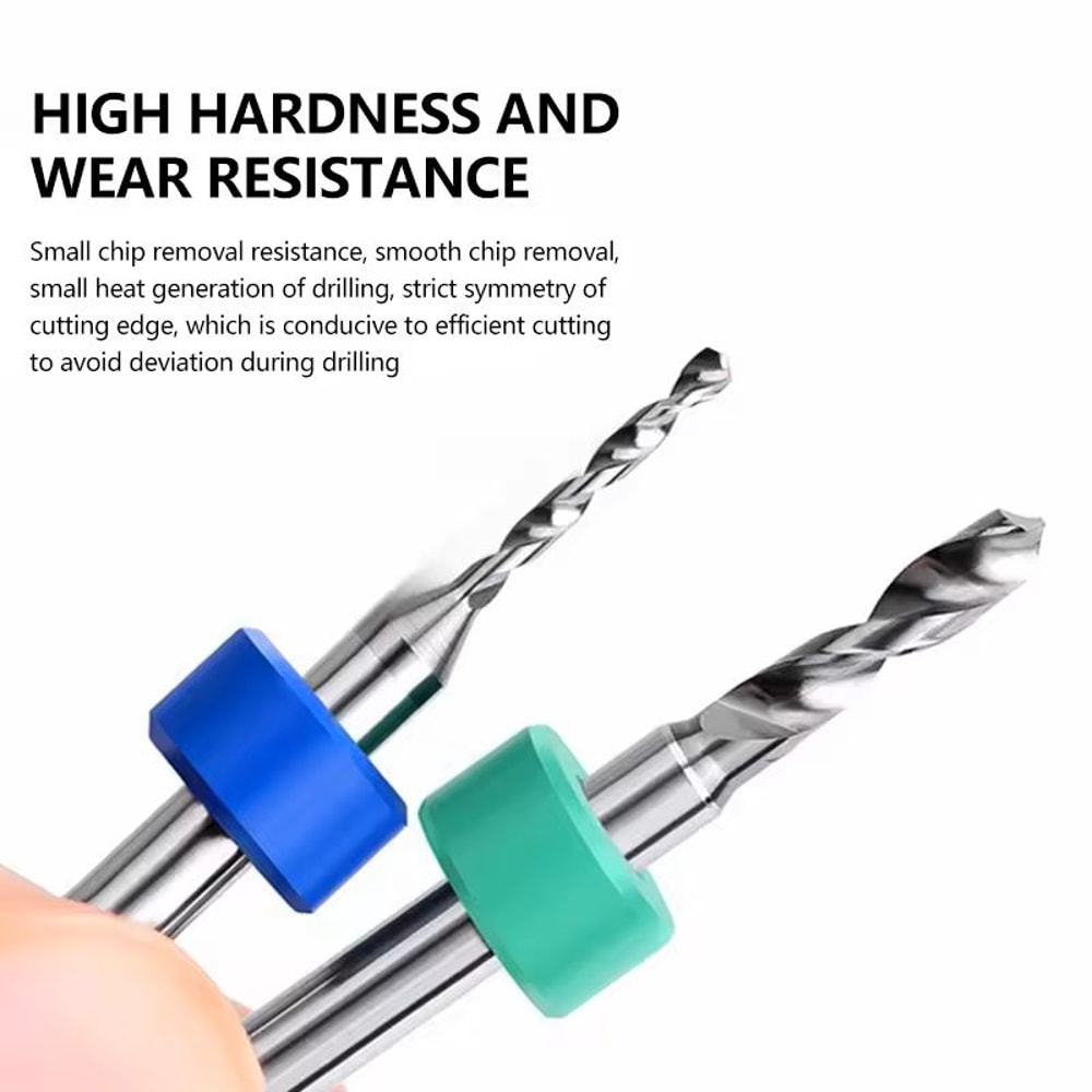 Mini Carbide PCB Drill Bit Set For Circuit Board And CNC Micro Drilling 2