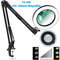 LED Magnifying Glass Table Lamp With Adjustable Light And 8X 10X Lens For Soldering And Skincare 0