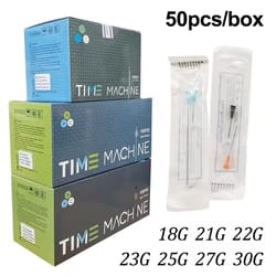 50pcs blunt tip cannula needles for syringe and body piercing