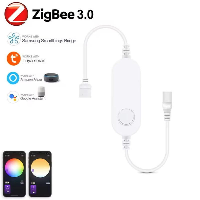 Zigbee Smart LED Strip Controller RGB And Dimmer Compatible With Alexa And SmartThings 10