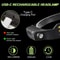 LED Sensor Rechargeable Headlamp For Outdoor Camping And Fishing 5