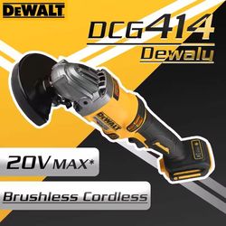 cordless brushless angle grinder 18v with 125mm disc for cutting and polishing metal wood and pipe